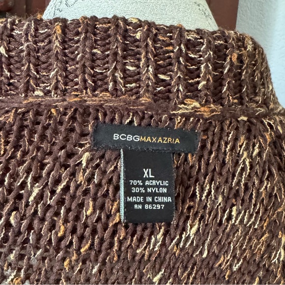 XL BCBG Brown Cardigan - Picture 5 of 15